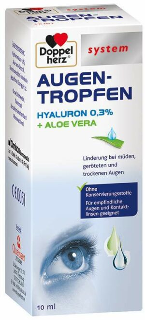 Doppelherz System Augen-Tropfen Hyaluron 0