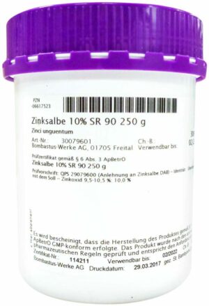 Zinksalbe 10 % Sr 250 G