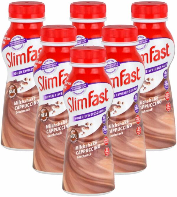 Slim Fast Fertigdrink Cappuccino 6 x 325 ml