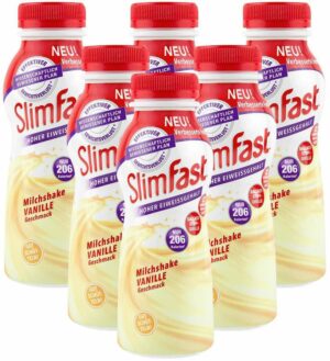 Slim Fast Fertigdrink Vanille 6 x 325 ml