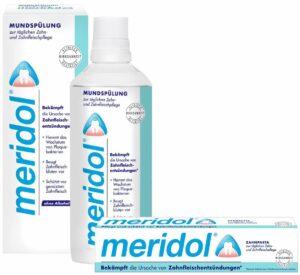 Meridol Zahnpasta 75 ml + 400 ml Meridol Mundspüllösung