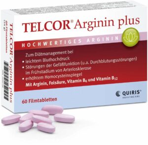 Telcor Arginin plus 60 Filmtabletten