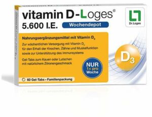 Vitamin D-Loges 5.600 I.E. 60 Kautabletten