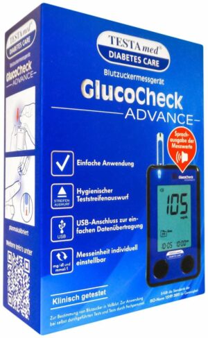 Testamed Glucocheck Advance Starter-Kit mg Je Dl