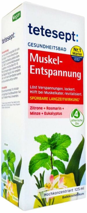 Tetesept Muskel - Entspannung Bad 125 ml