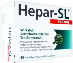 Hepar SL 640 mg 50 Filmtabletten