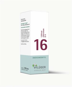 Biochemie Pflüger 16 Lithium Chloratum D6 100 Tabletten