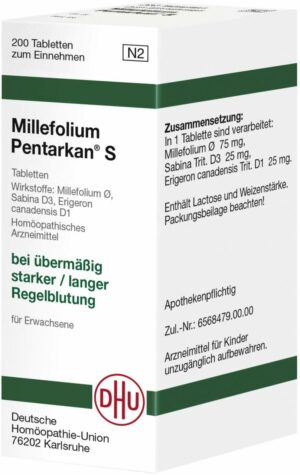 Millefolium Pentarkan S Tabletten