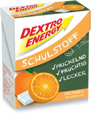 Dextro Energy Schulstoff Orange 50 G Täfelchen