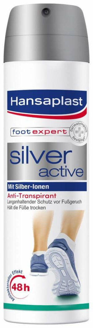 Hansaplast Silver active Fußspray 150 ml Spray