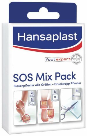 Hansaplast Sos Mix Pack 6 Stück