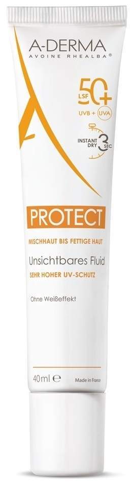 Aderma Protect Unsichtbares Fluid Lsf 50+ 40 ml