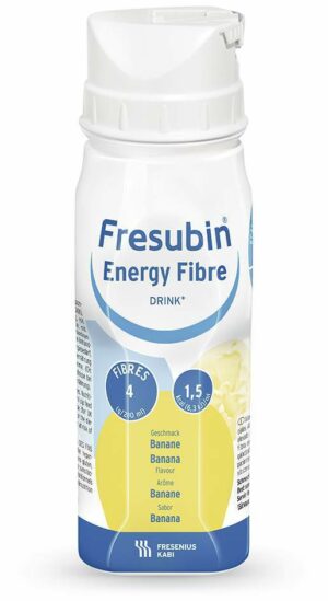 Fresubin Energy Fibre Drink Banane Trinkflasche  4 X 200 ml