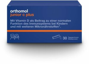 Orthomol Junior C Plus Granulat Himbeer-Limette 30 Stück
