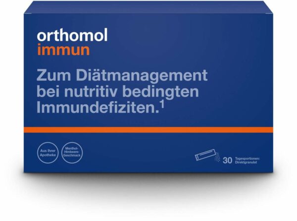 Orthomol Immun Direktgranulat Himbeer-Menthol 30 Beutel