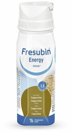 Fresubin Energy Drink Cappuccino 4 X 200 ml Trinkflaschen