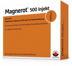 Magnerot 500 Injekt 10 X 5 ml Ampullen
