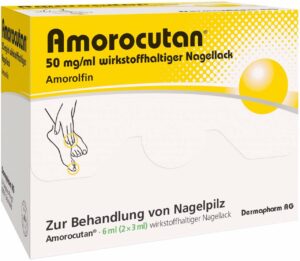 Amorocutan 50 mg Pro ml Wirkstoffhaltiger Nagellack 6 ml Lösung
