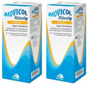 Movicol Flüssig Orange 2 X 500 ml Konzentrat