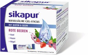 Sikapur Kieselsäure Gel-Sticks Rote Beeren 30 Stück