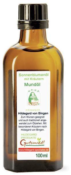 Mundöl Mit Kräutern Nach Hildegard von Bingen 100 ml Flüssigkeit