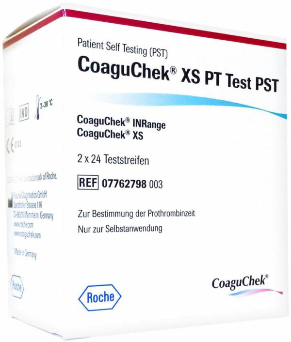Coaguchek Xs Pt Test Pst 2 X 24 Teststreifen