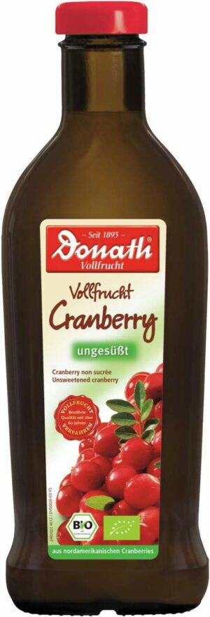 Donath Vollfrucht Cranberry Ungesüßt Bio