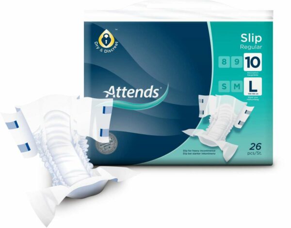 Attends Slip Regular 10 Large