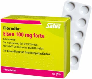 Floradix Eisen 100 mg Forte 100 Filmtabletten