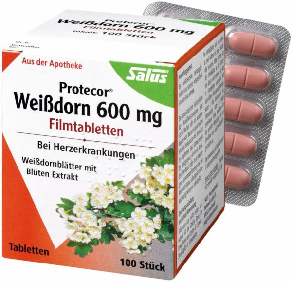 Protecor Weißdorn 600 mg 100 Filmtabletten