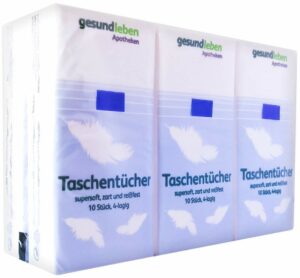 Gesund Leben Papiertaschentücher 6 X 10 Stück