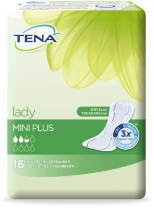 Tena Lady Mini Plus 10 X 16 Einlagen