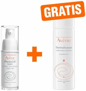 Avene PhysioLift Augen 15 ml Creme + gratis Thermalwasserspray 50 ml