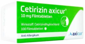 Cetirizin Axicur 10 mg 100 Filmtabletten