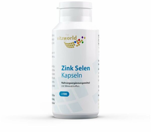 Zink Selen Kapseln 15 mg Pro 100 µg 100 Kapseln