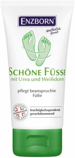 Enzborn Schöne Füße Fußcreme- Gel mit Urea & Weißdorn