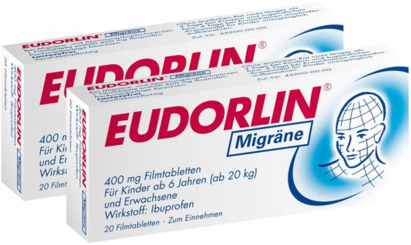 Eudorlin Migräne 2 x 20 Filmtabletten