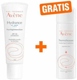 Avene Hydrance UV leicht Feuchtigkeitsemulsion SPF 30 40 ml + gratis Thermalwasser Spray 50 ml