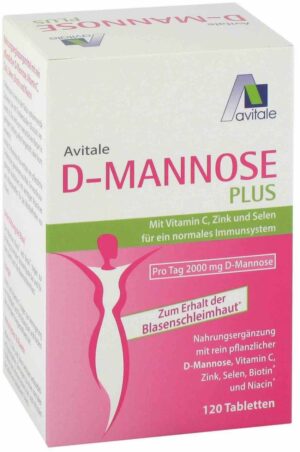 D-Mannose Plus 2000 mg 120 Tabletten