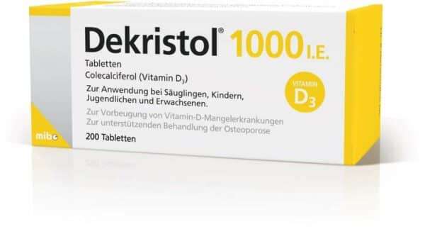 Dekristol 1.000 I.E. 200 Tabletten