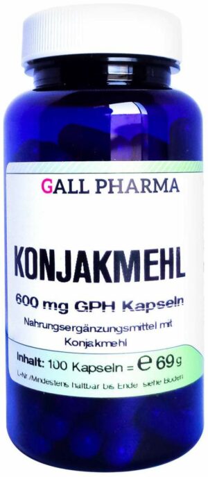 Konjakmehl 600 mg Kapseln