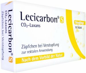 Lecicarbon S Co2 Laxans Suppositorien 10 Zäpfchen