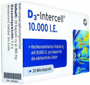 D3-Intercell 10000 I.E. Kapseln