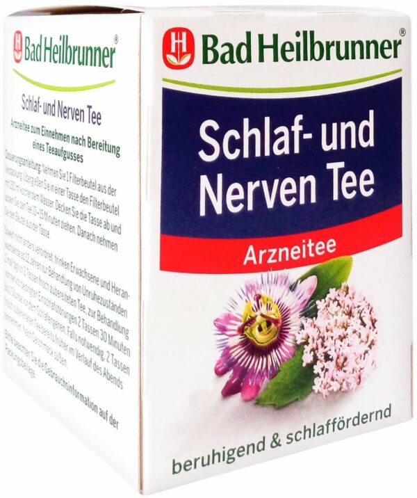 Bad Heilbrunner Schlaf- und Nerventee 8 Filterbeutel