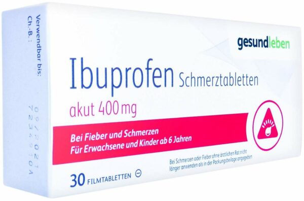 Ibuprofen Schmerztabletten 400 mg Filmtabletten
