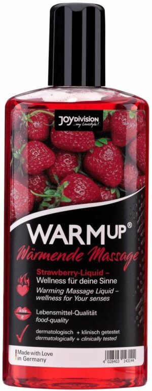 WarmUp Massageliquid mit Wärme-Effekt Erdbeere 150 ml