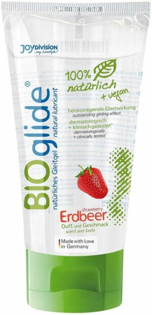 BIOglide Erdbeer 80 ml Gel 100 % Bio