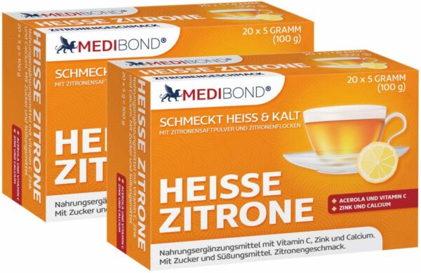 Heiße Zitrone Medibond 2 x 20 Beutel