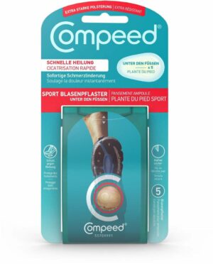 Compeed 5 Blasenpflaster Unter den Füßen