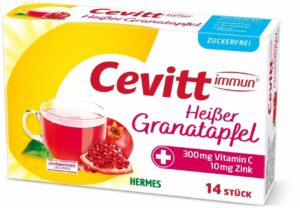 Cevitt Immun Heißer Granatapfel Zuckerfrei 14 Beutel